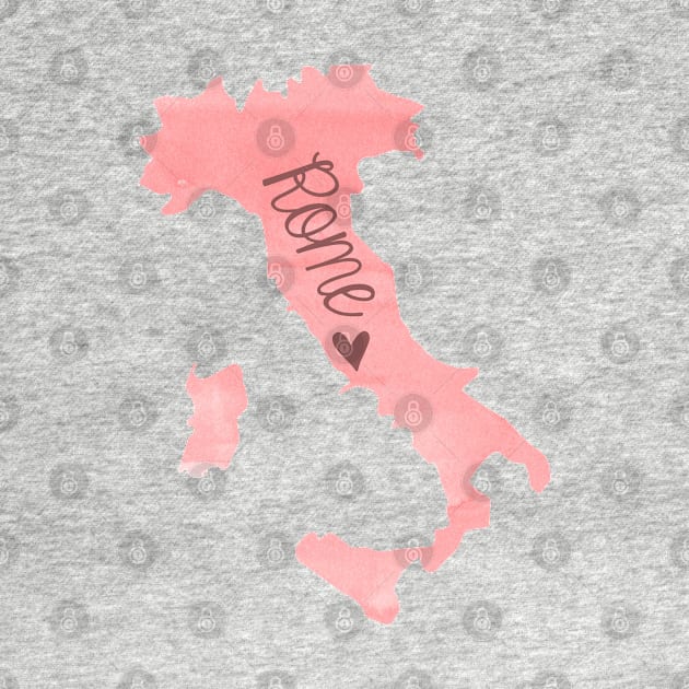 Pink Painted Rome Italy Sticker by aterkaderk